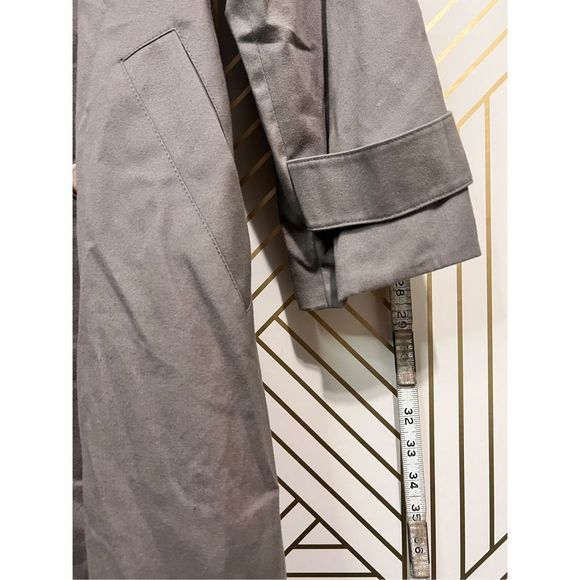 Jacqueline Ferrar Women's Double Breasted Belted Trench Coat Tan Brown Size 16 - Picture 2 of 12